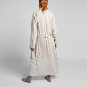 Parachute organic cotton robe in charcoal